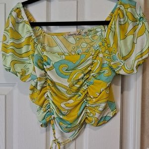 Liberty love crop top